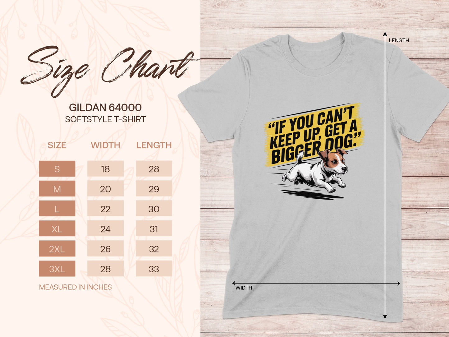Get a Bigger Dog Graphic T-Shirt Product