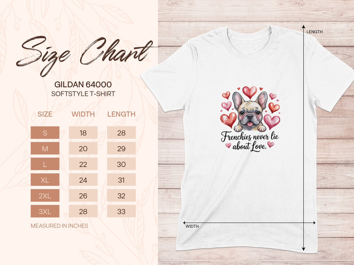 Frenchies Never Lie About Love T-shirt product type