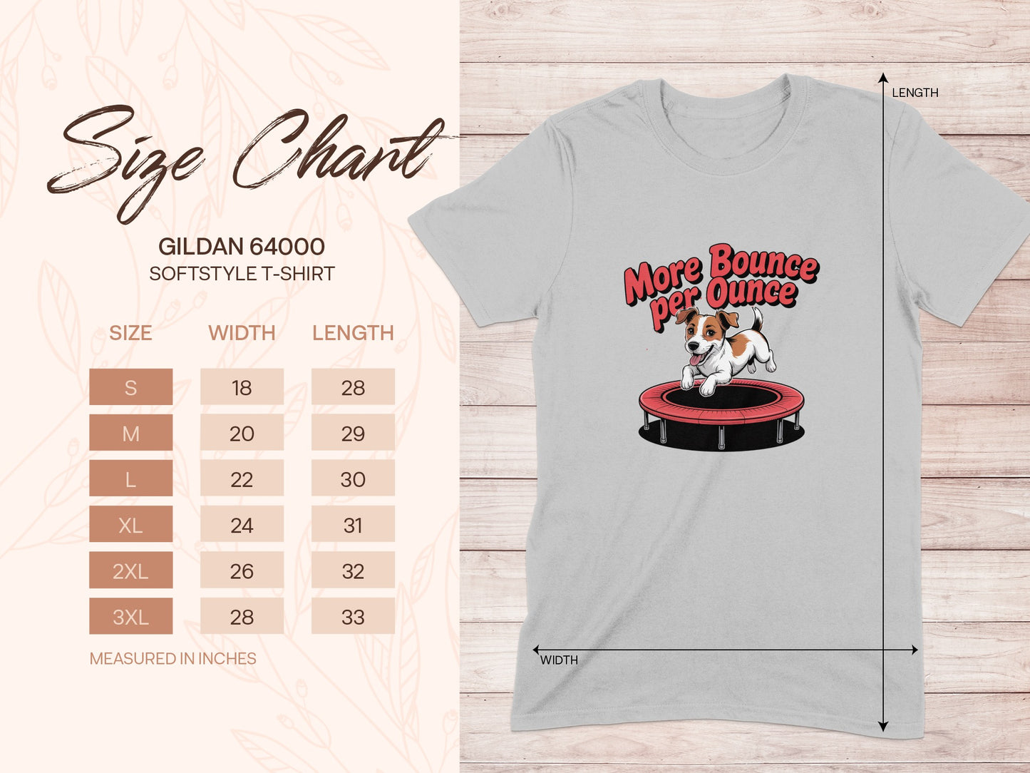 More Bounce per Ounce Dog T-shirt product type