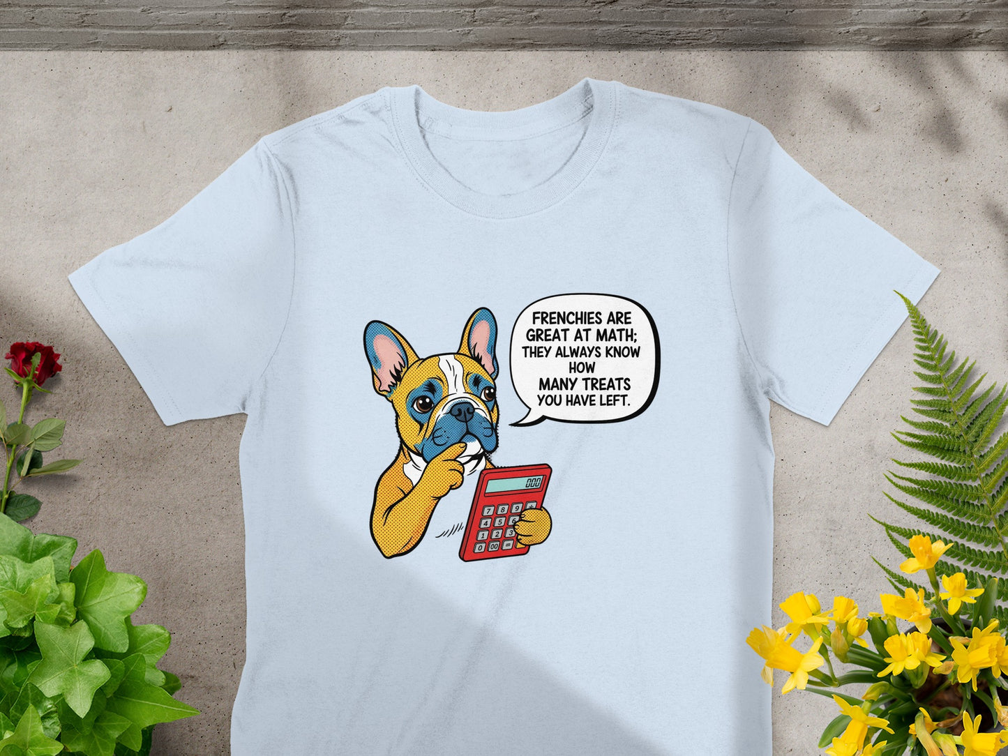 Frenchies Are Great At Math Graphic Tee product type