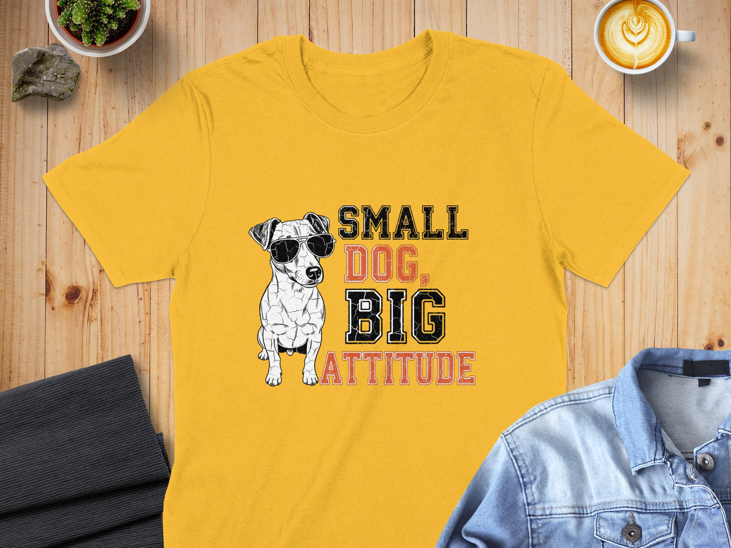 Small Dog Big Attitude Graphic T-shirt product
