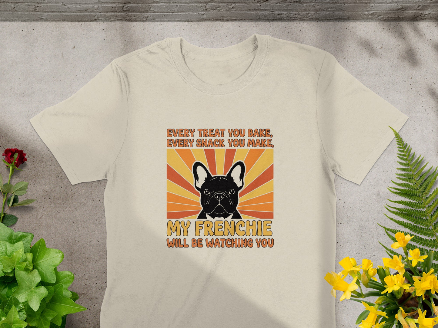 My Frenchie Will Be Watching You Dog T-Shirt product type