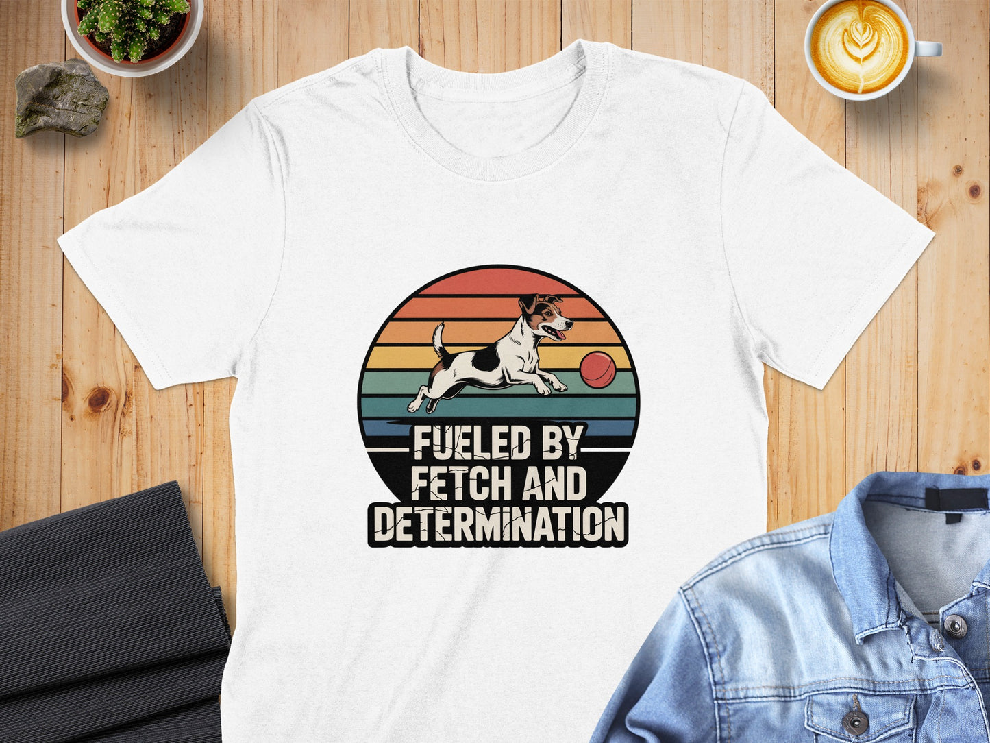 Fueled by Fetch and Determination T-shirt product