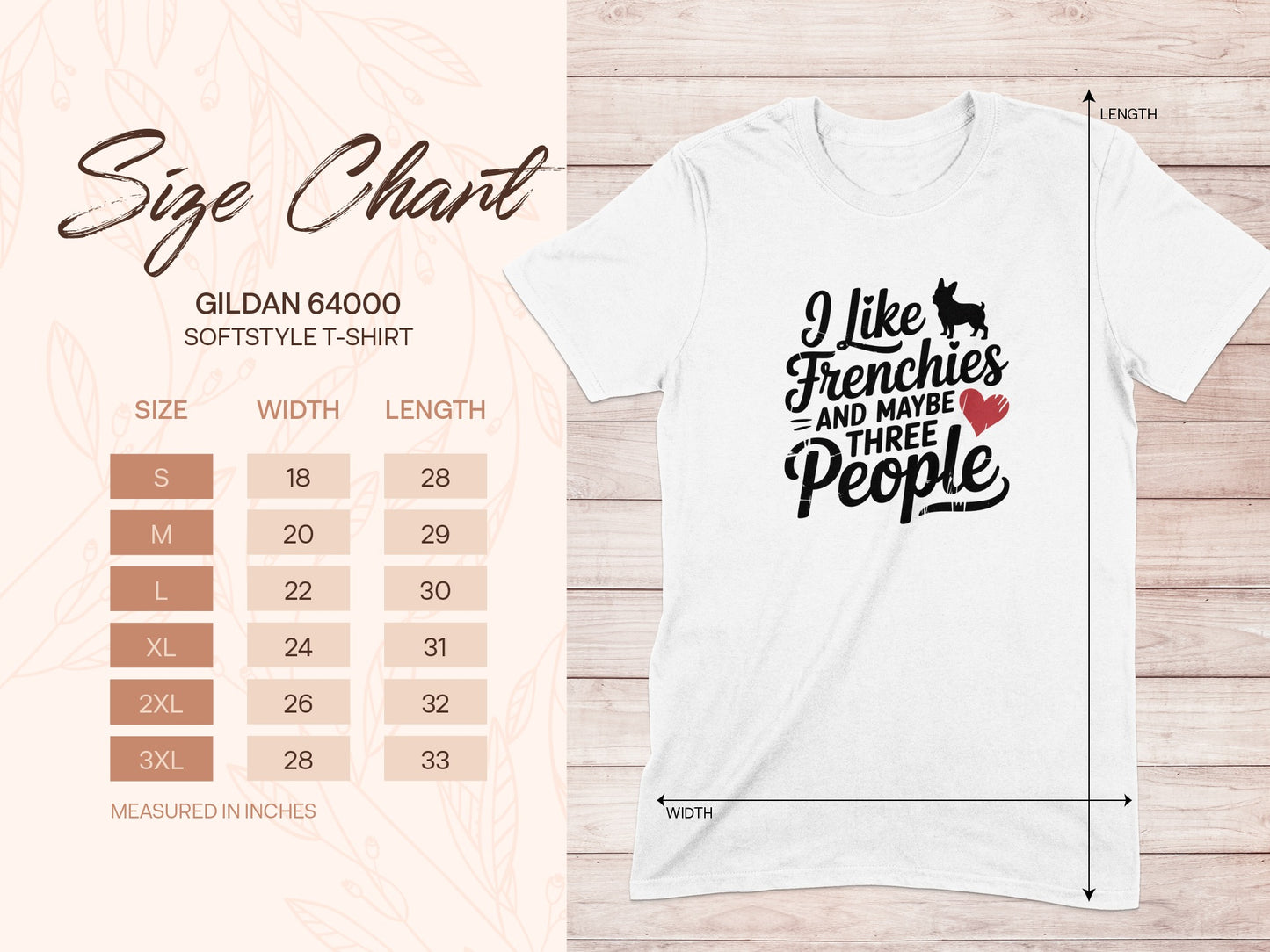 I Like Frenchies and Maybe Three People T-shirt product