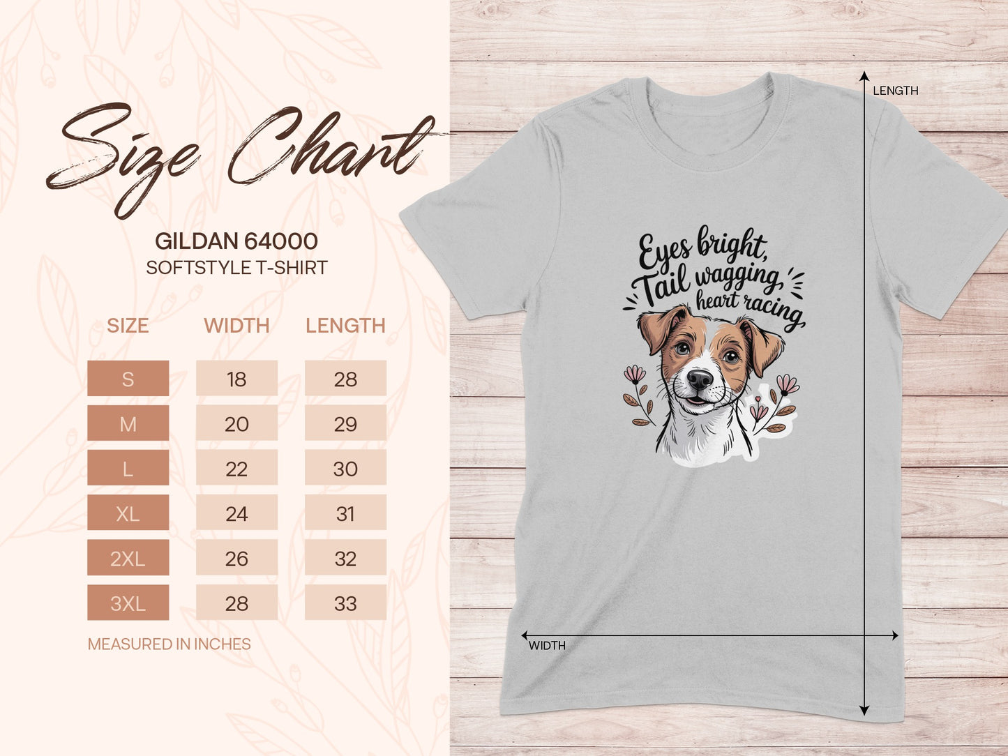 Eyes Bright Tail Wagging Heart Racing T-Shirt product