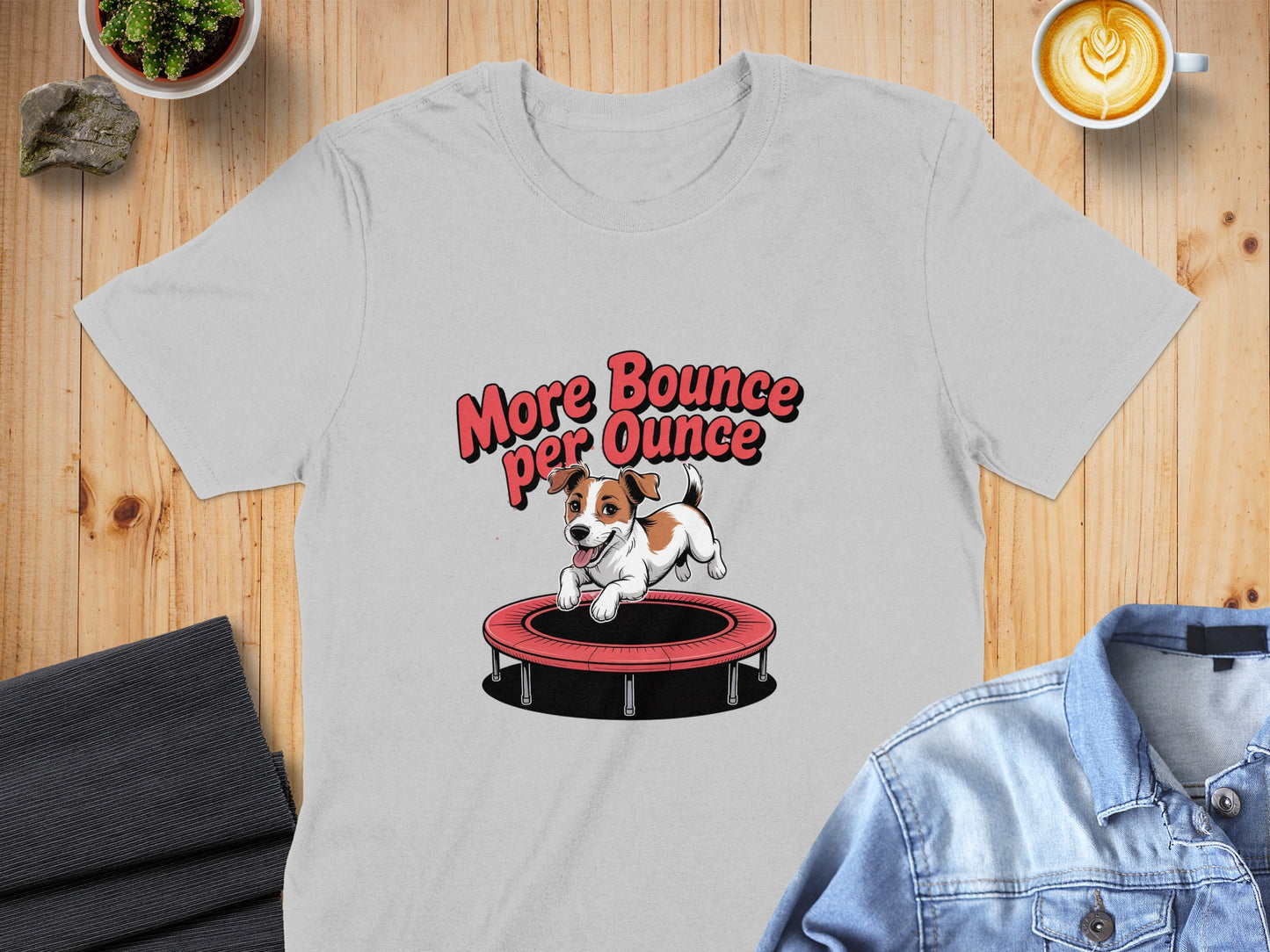 More Bounce Per Ounce Dog Trampoline T-shirt product