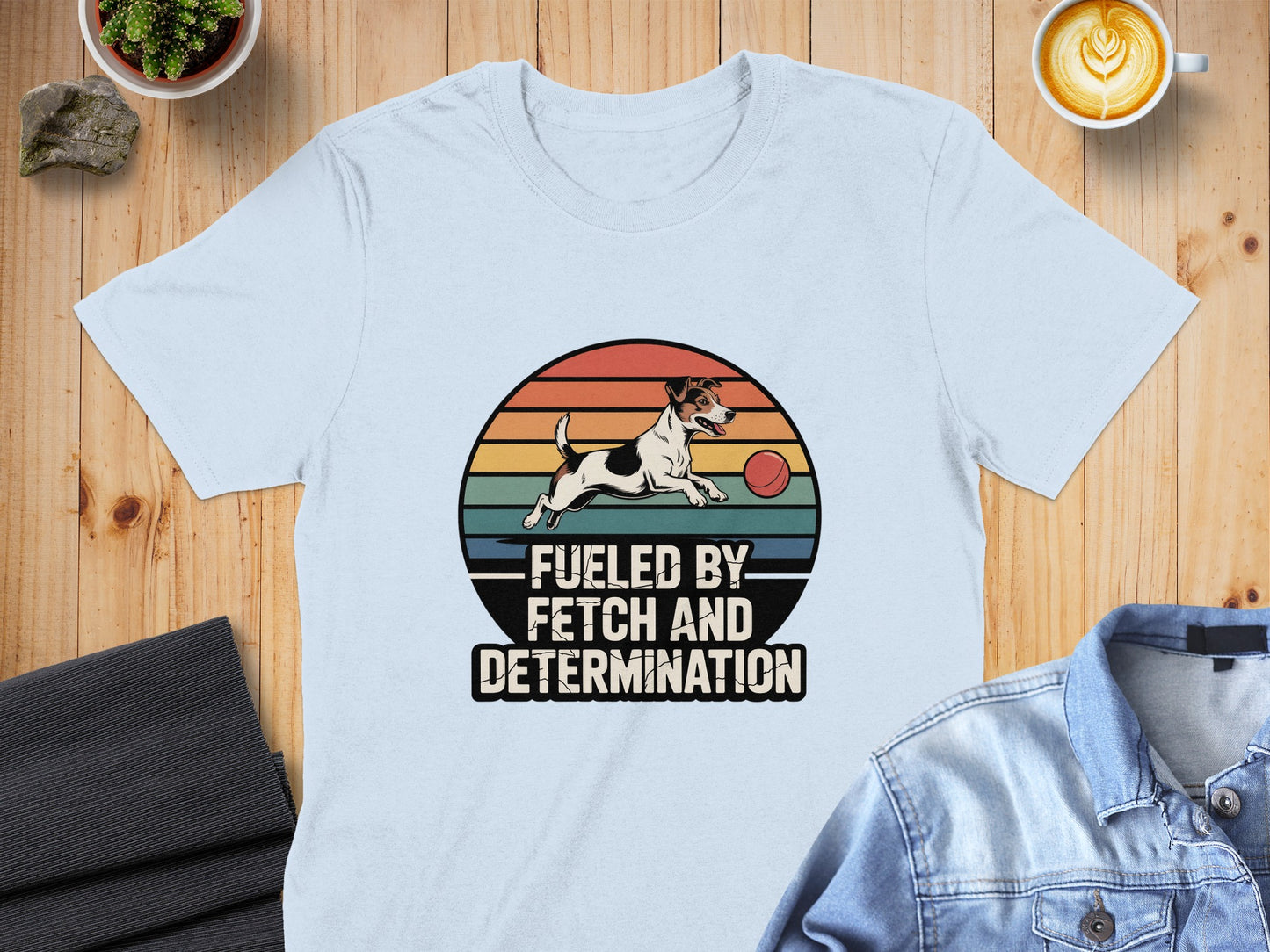 Fueled by Fetch and Determination T-shirt product
