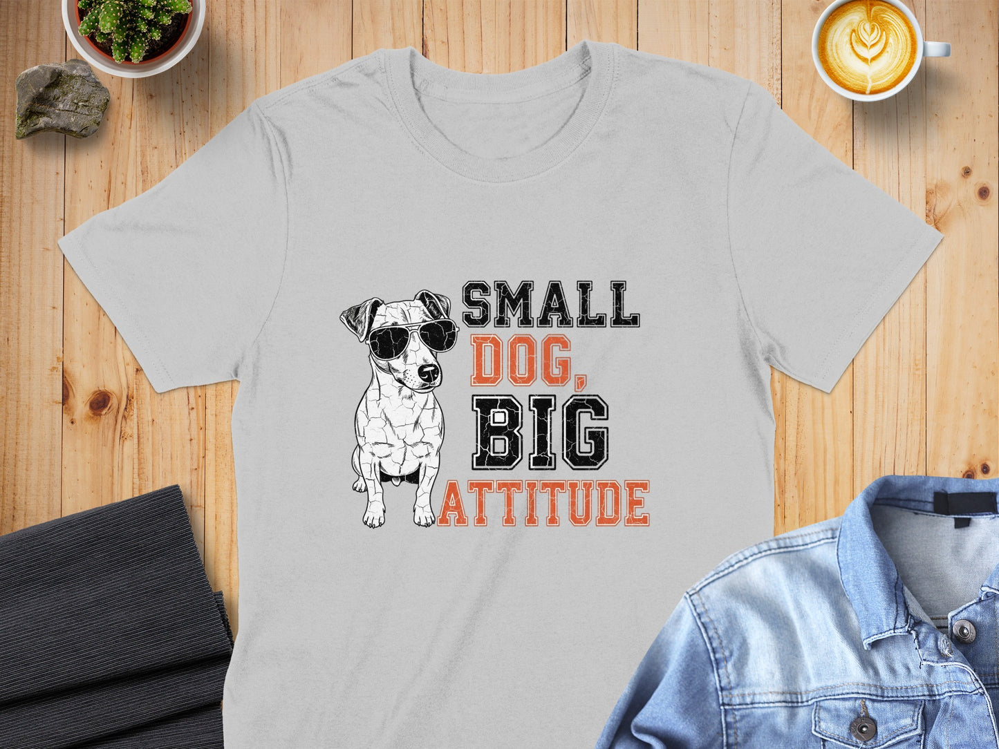 Small Dog Big Attitude Graphic Tee product type