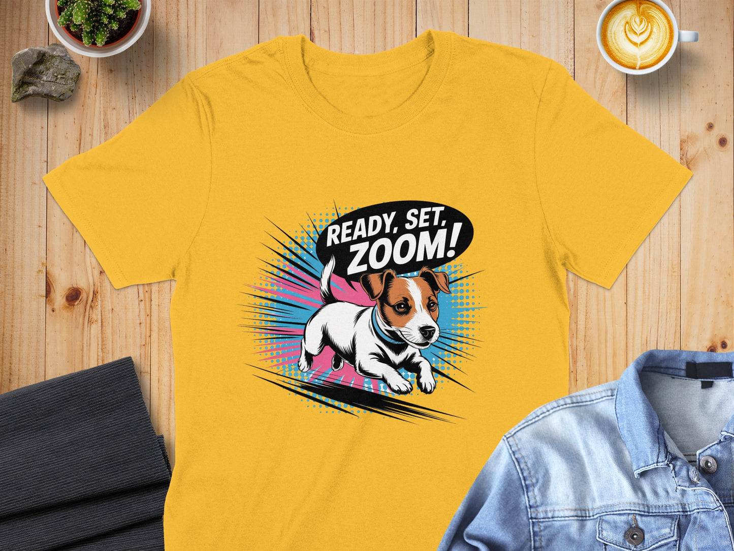 Ready Set Zoom Puppy Graphic T-shirt for Dog Lovers product