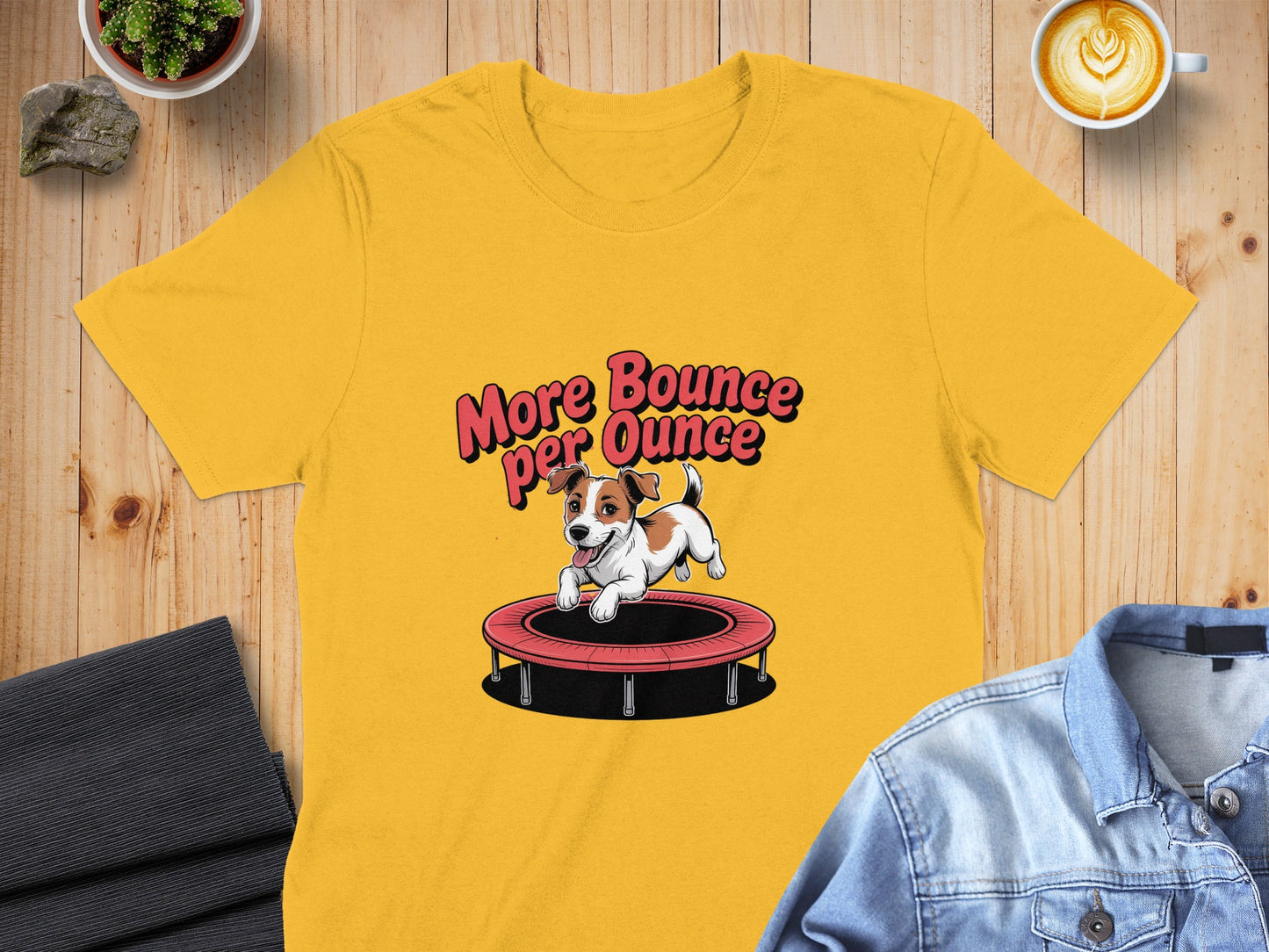 More Bounce Per Ounce Graphic Humor Shirt product type