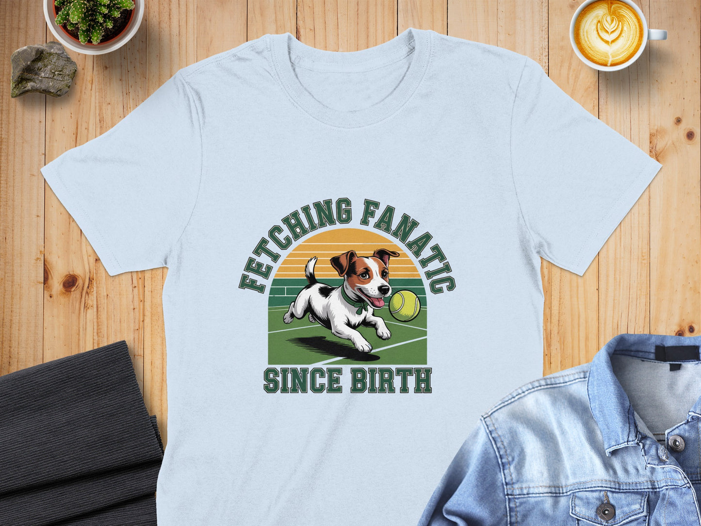 Fetching Fanatic Since Birth Dog Lover T-shirt product