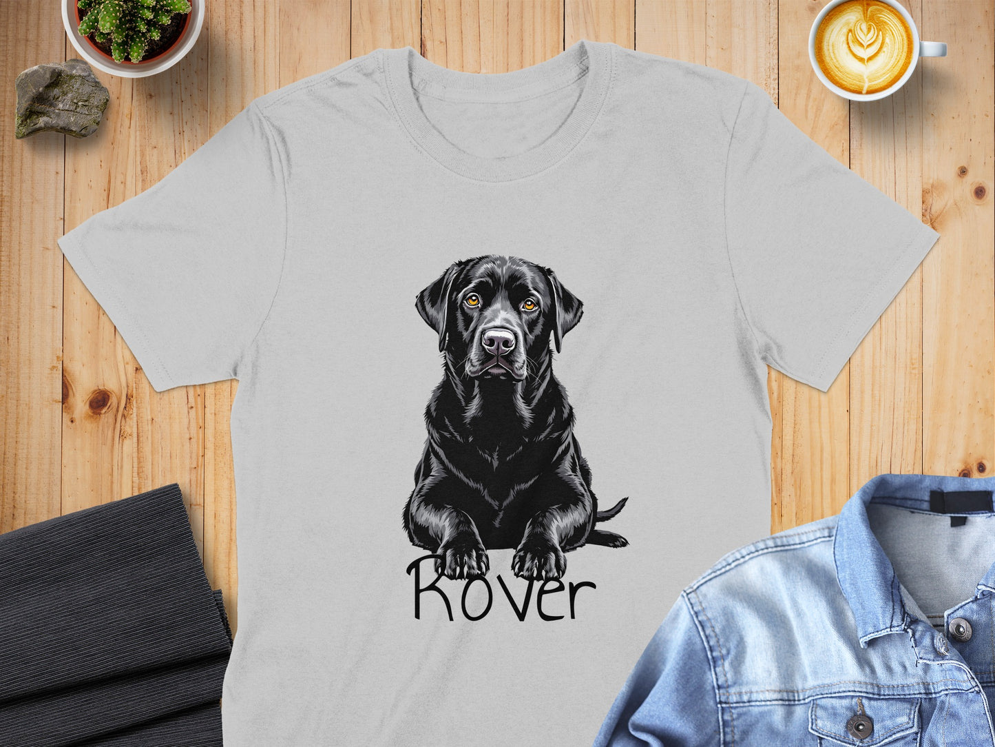 Black Labrador Retriever Sitting Graphic T-Shirt product