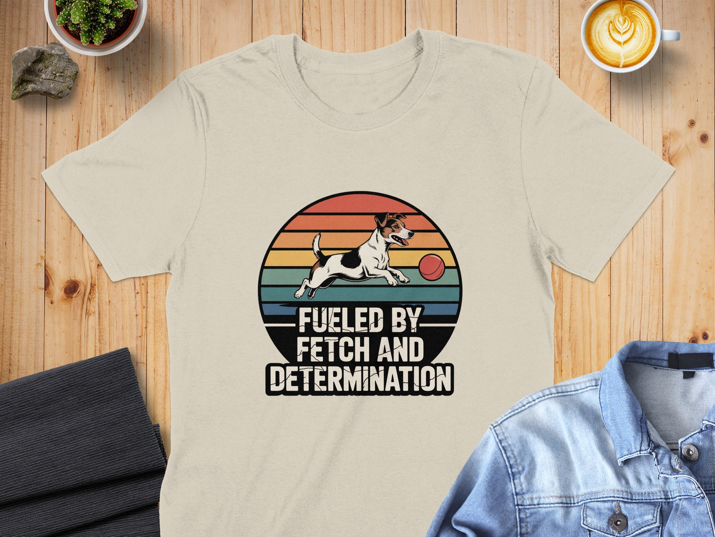 Fueled by Fetch and Determination T-shirt product type