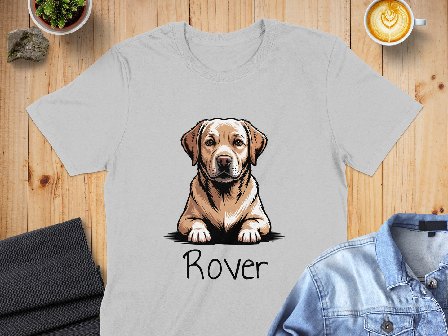 Adorable Labrador Puppy Illustration Rover product type