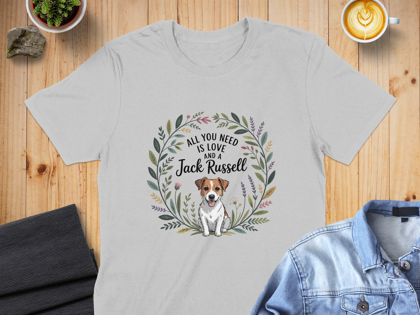 All You Need is Love and Jack Russell T-shirt product