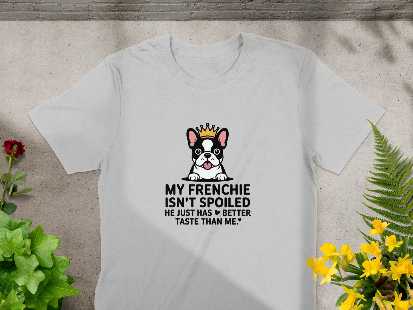My Frenchie Isn't Spoiled Better Taste Than Me T-Shirt product type