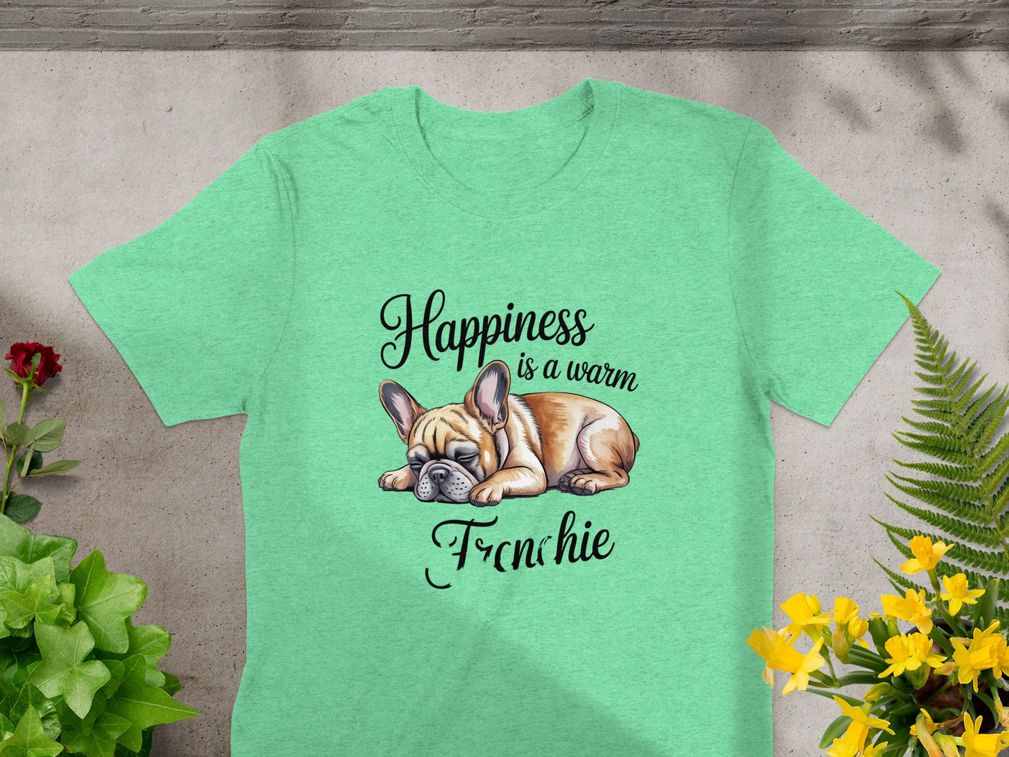 Happiness is a warm Frenchie t-shirt product