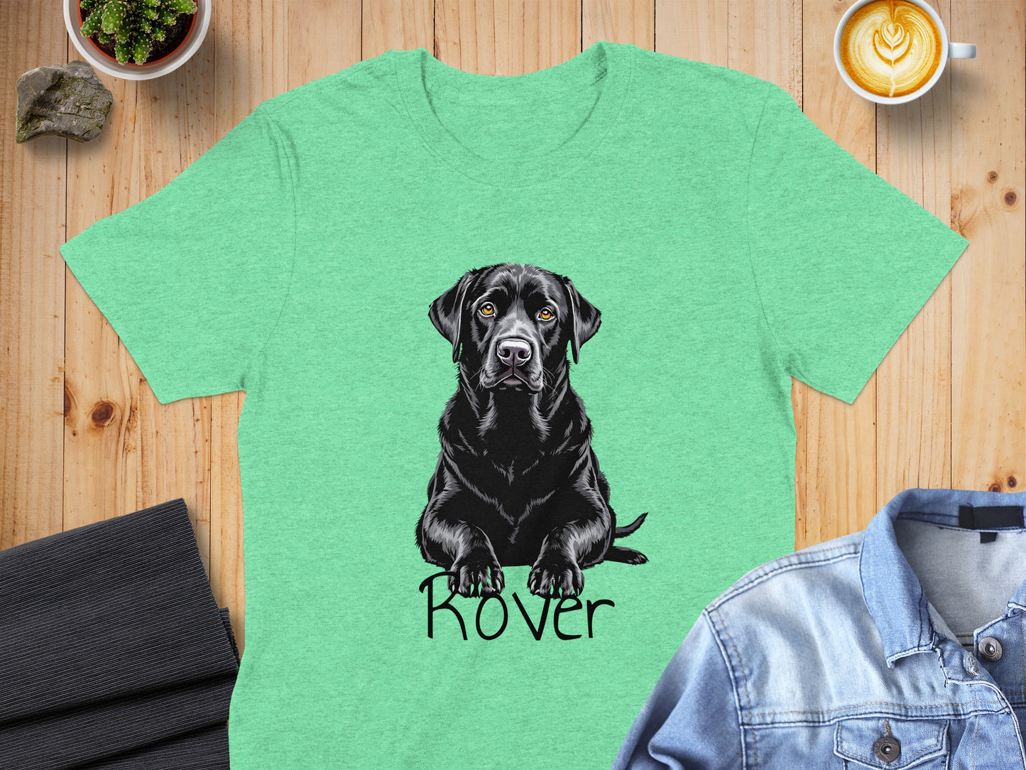 Adorable Black Labrador Illustration T-Shirt product