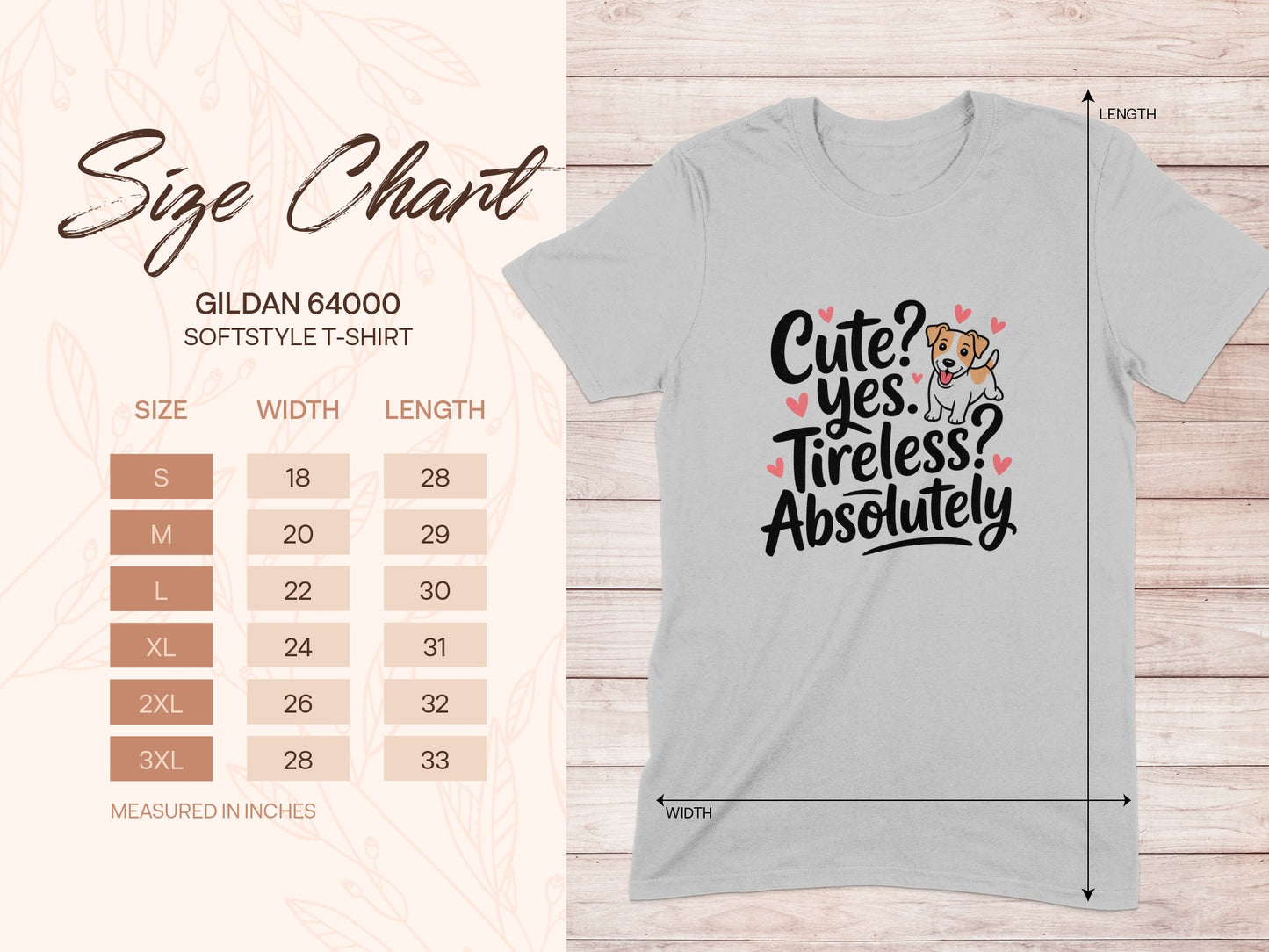 Cute Yes Tireless Absolutely Gildan 64000 Softstyle T-shirt product