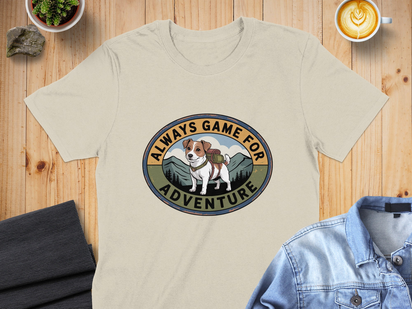 Always Game For Adventure Dog Graphic T-shirt product type