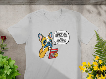 Frenchies Are Great At Math Funny Graphic T-shirt product