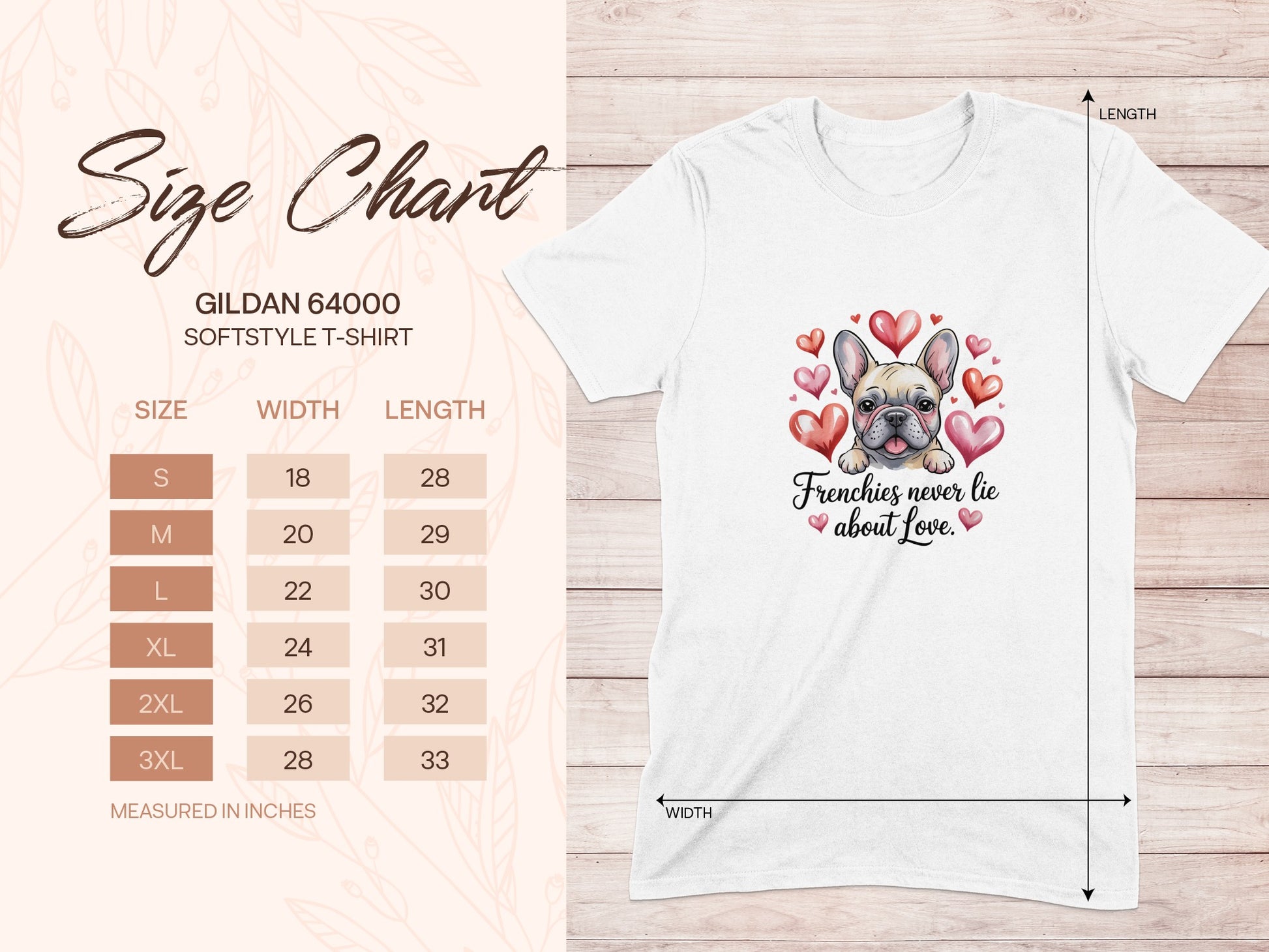 Frenchies Never Lie About Love T-shirt product type