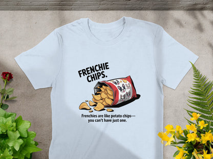 Frenchie Chips Fun Graphic Tee Unisex Apparel product type
