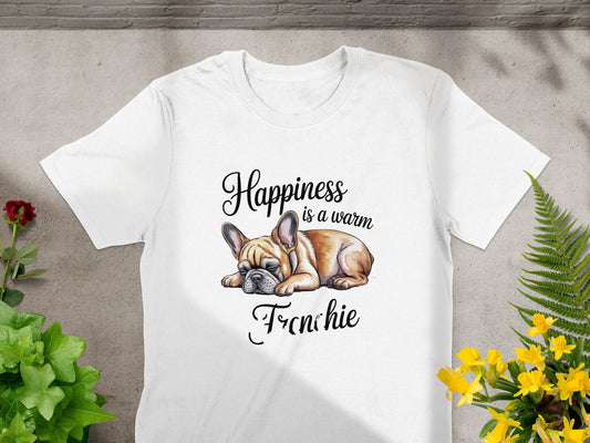 Happiness is a Warm Frenchie T-Shirt product type