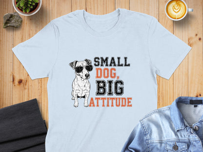 Small Dog Big Attitude Graphic T-Shirt product