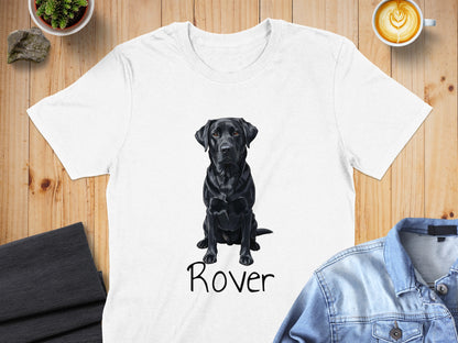 Black Labrador Retriever Print Rover T-Shirt product