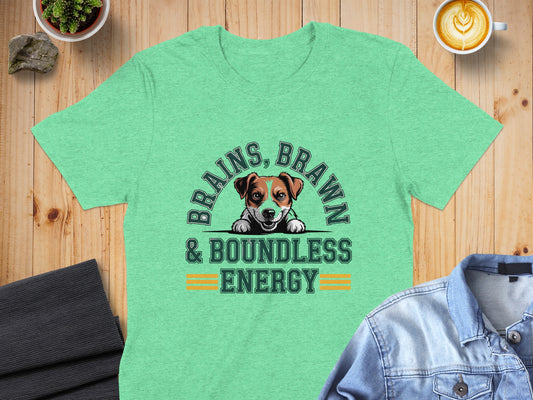 Brains Brawn Boundless Energy Graphic T-shirt product