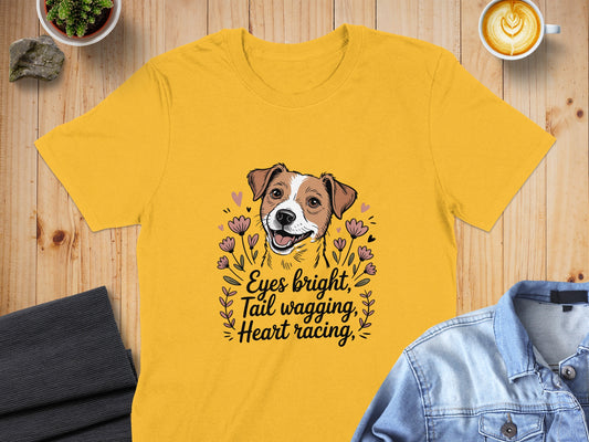 Eyes bright Tail wagging Heart racing product type