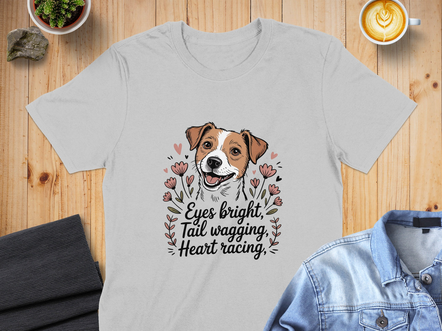 Eyes bright Tail wagging Heart racing product type