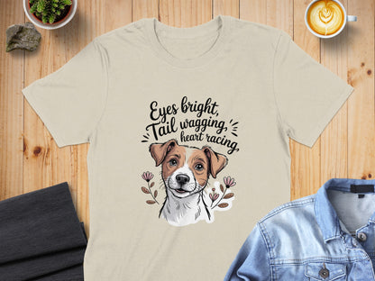 Eyes bright tail wagging heart racing product type