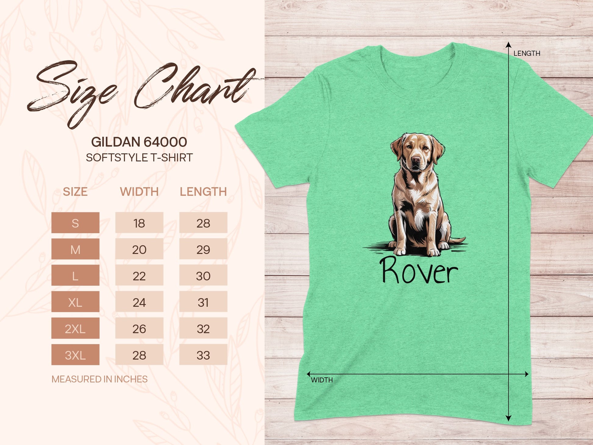 Rover Print Gildan 64000 Softstyle T-shirt product