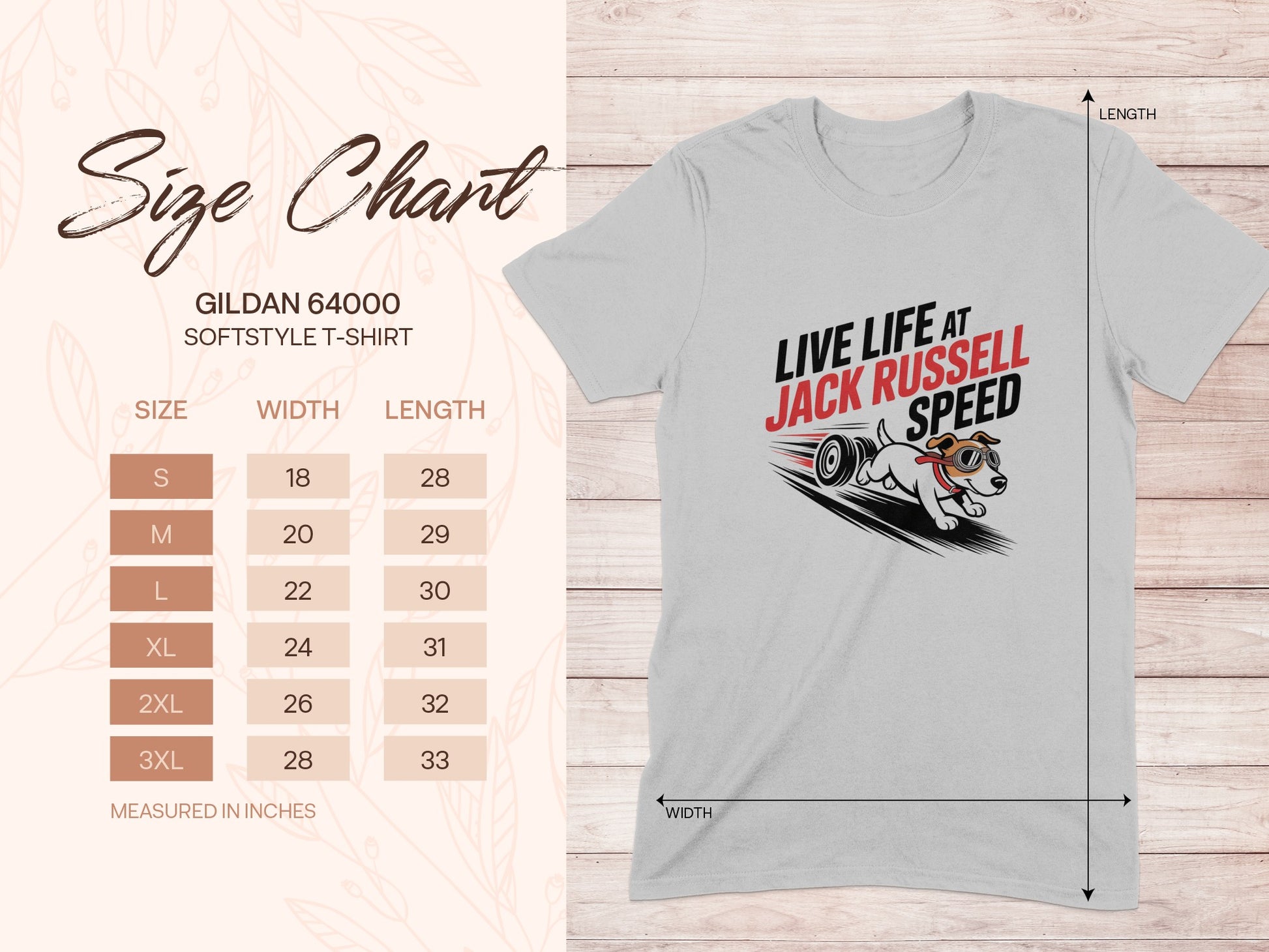 Live Life At Jack Russell Speed T-Shirt product
