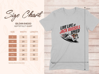 Live Life At Jack Russell Speed T-Shirt product