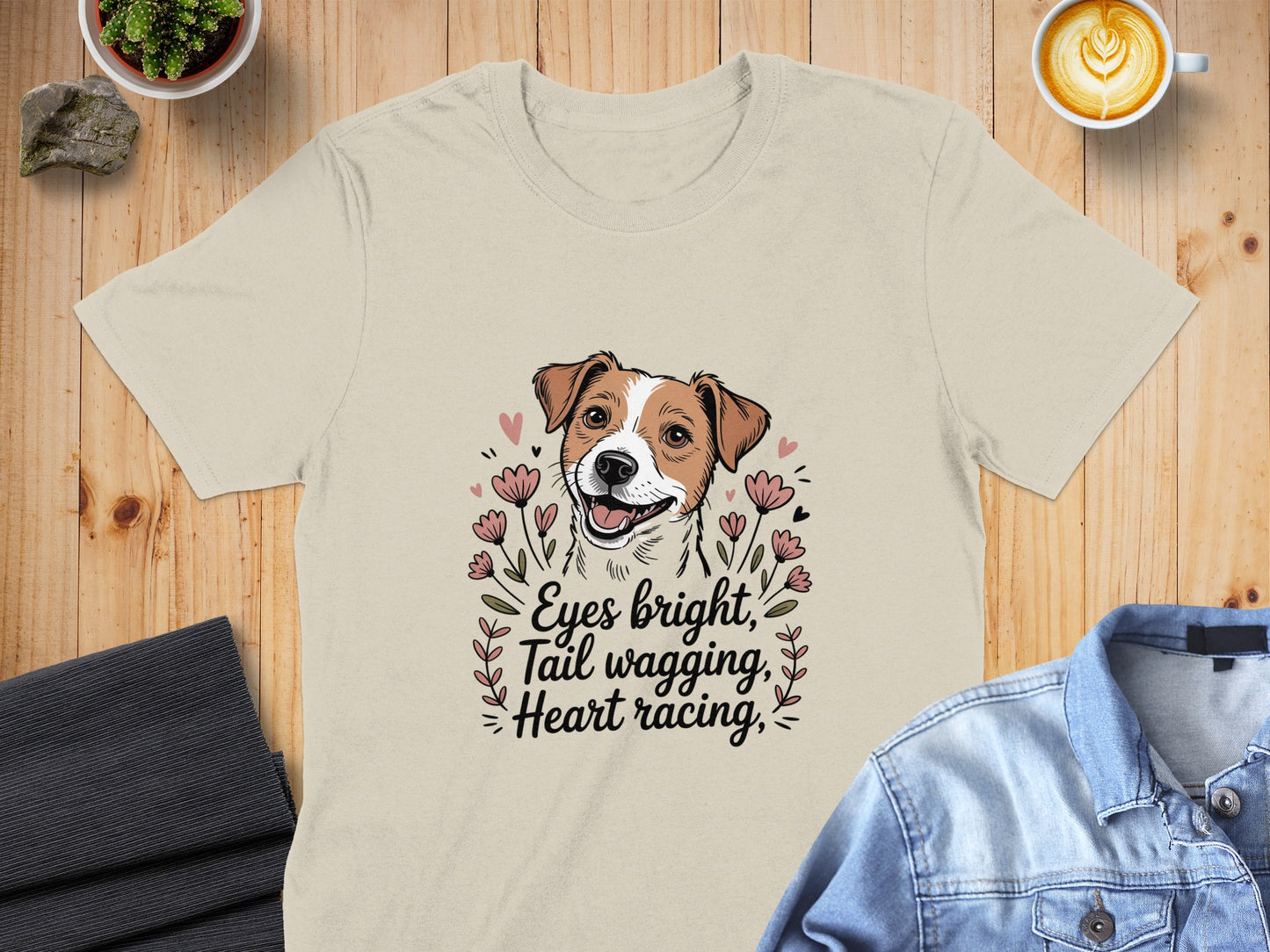 Eyes bright Tail wagging Heart racing product type
