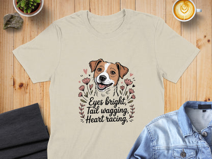 Eyes bright Tail wagging Heart racing product type