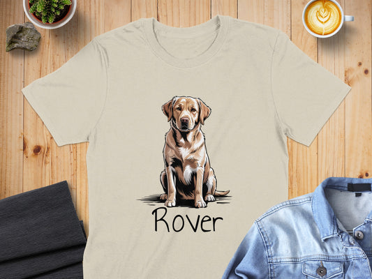Cute Dog Named Rover Graphic Design T-shirt product