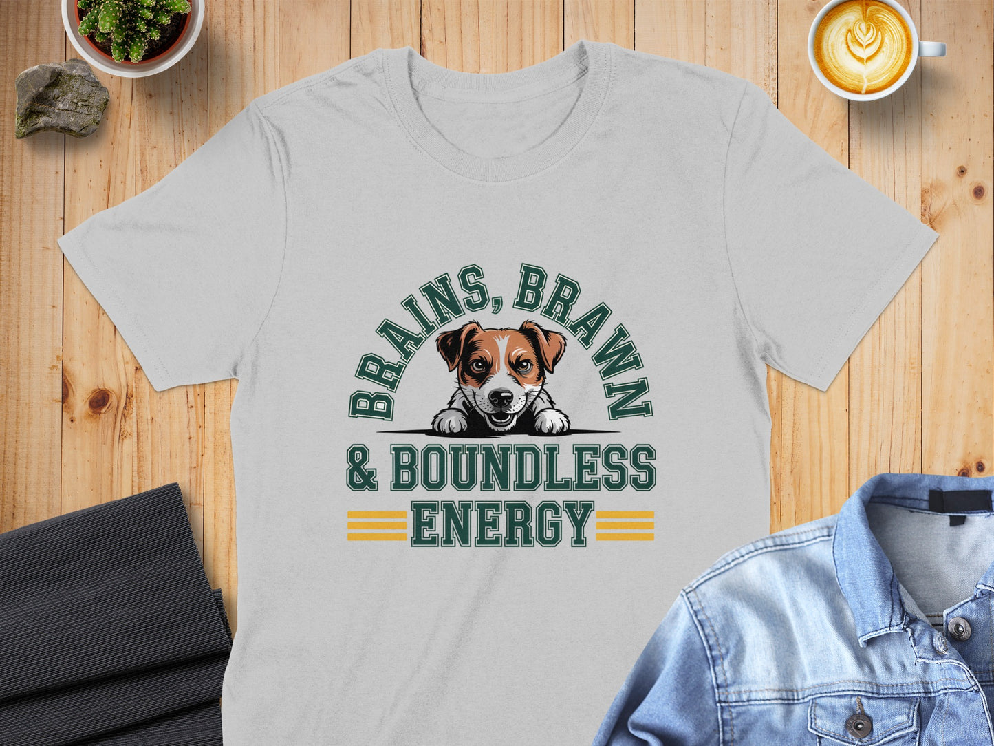 Brains Brawn Boundless Energy Graphic T-Shirt product