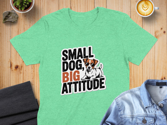 Small Dog Big Attitude Statement Shirt product