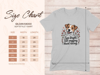 Live Bright Tail Wagging Heart Racing T-shirt product