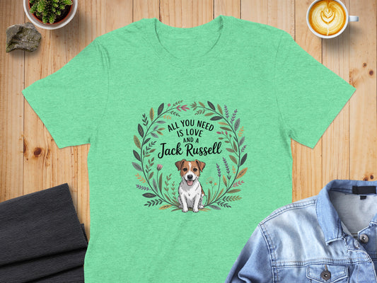 All You Need is Love and Jack Russell T-Shirt product