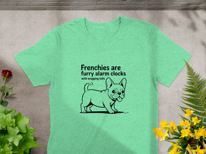 Frenchies are furry alarm clocks with wagging tails product type