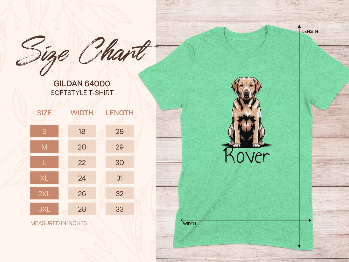 Labrador Retriever Print Softstyle T-Shirt product type