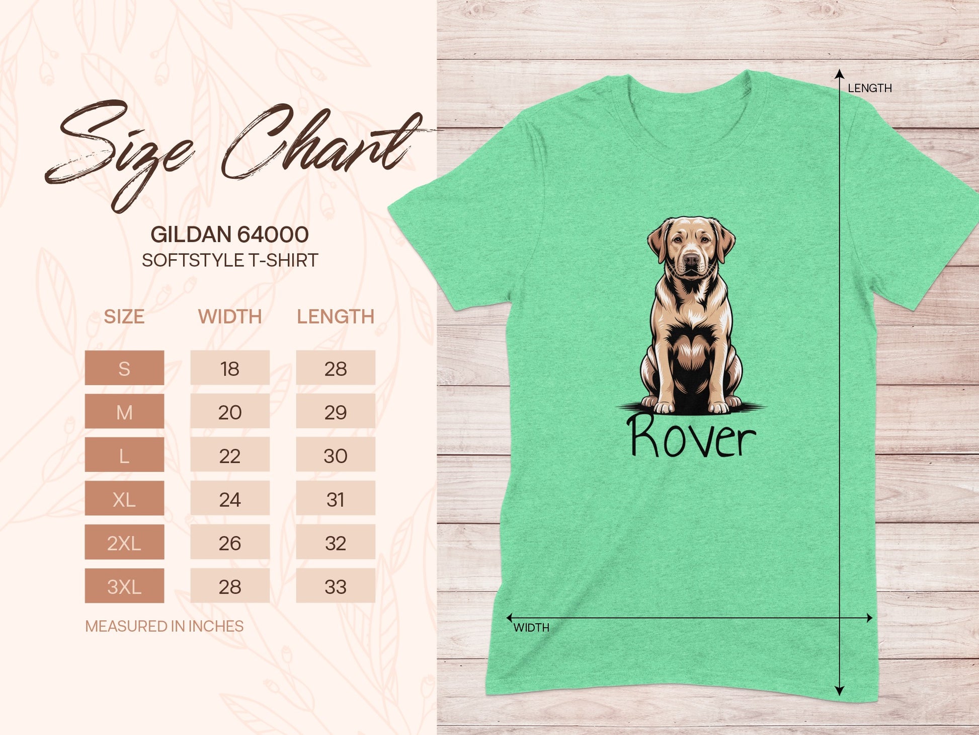 Labrador Retriever Print Softstyle T-Shirt product type